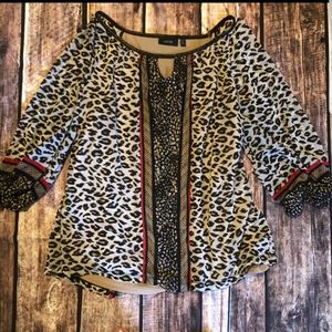 Beautiful Cheetah print blouse!